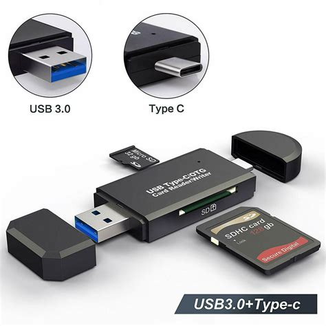 mini usb smart card reader|micro sd to USB reader.